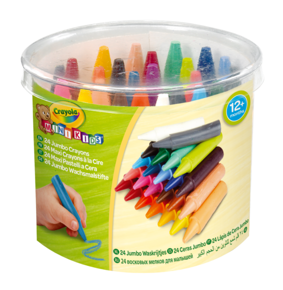24 Jumbo Wachsmalstifte
