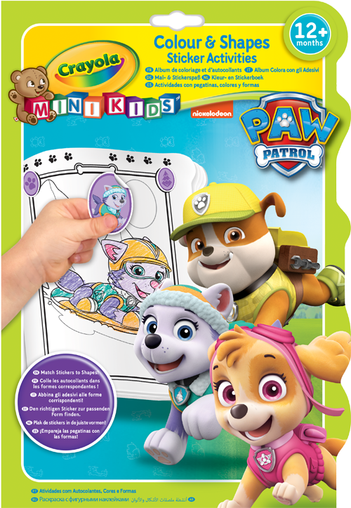 Paw Patrol MK Mal- & Stickerspaß