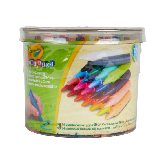 24 Jumbo Wachsmalstifte