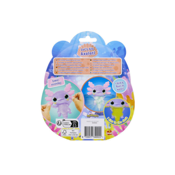 Animagic - Let’s Glo Axolotl Pastel Glow in the Dark