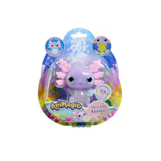 Animagic - Let’s Glo Axolotl Pastel Glow in the Dark