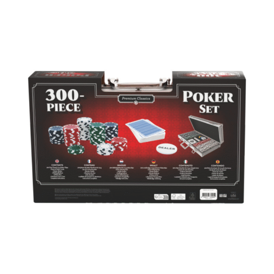 Classics 300pc Poker Chip Set in Aluminiumkoffer